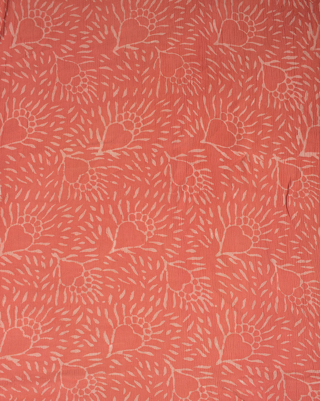 ( Pre Cut 1 MTR ) Hand Block Rayon Crepe Fabric