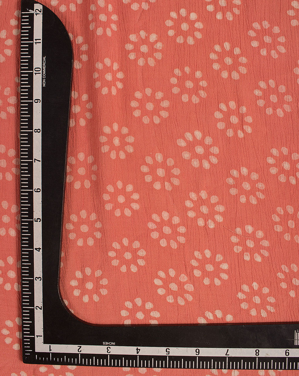 ( Pre Cut 1.5 MTR ) Hand Block Rayon Crepe Fabric