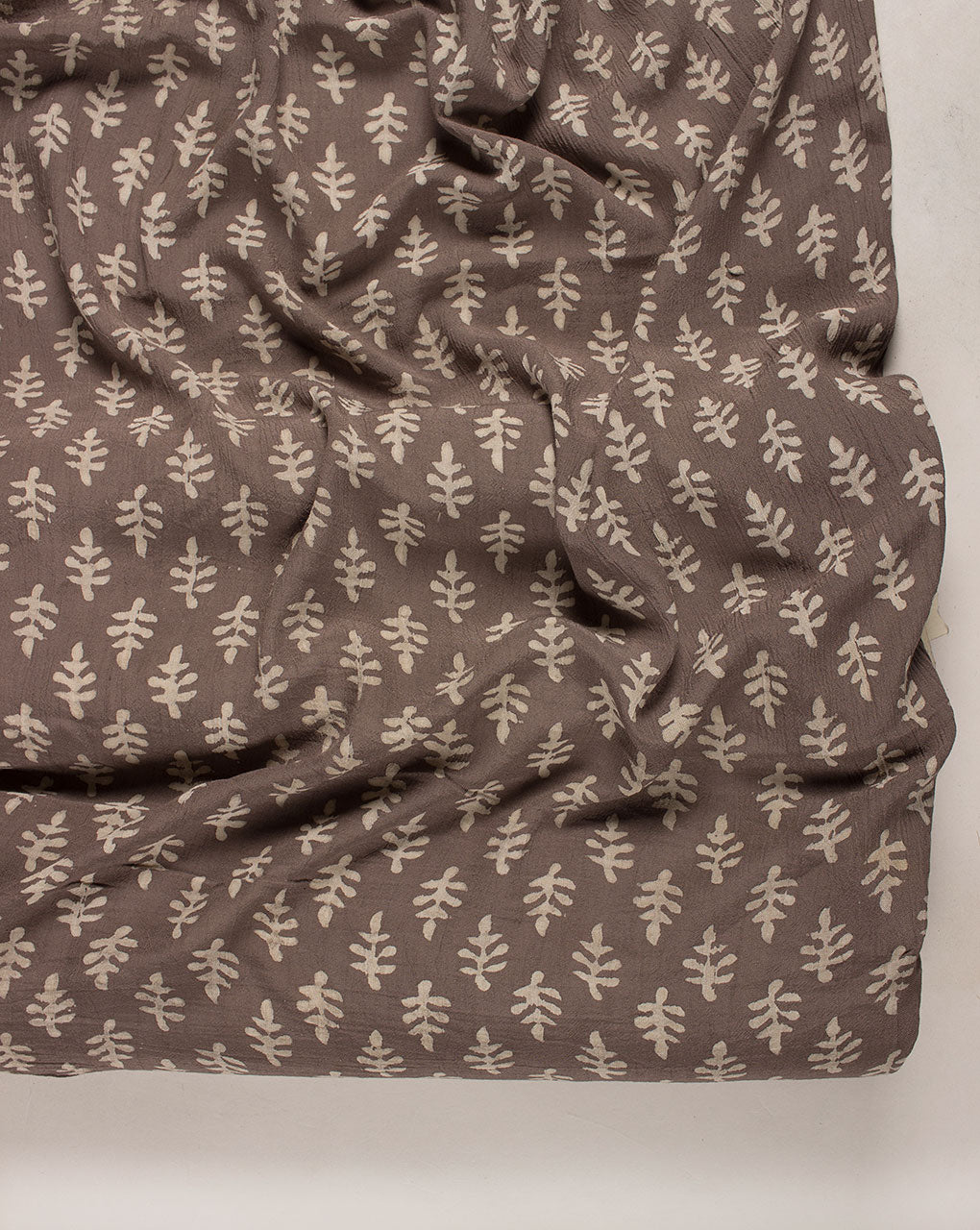 ( Pre Cut 1.75 MTR ) Hand Block Kashish Rayon Crepe Fabric