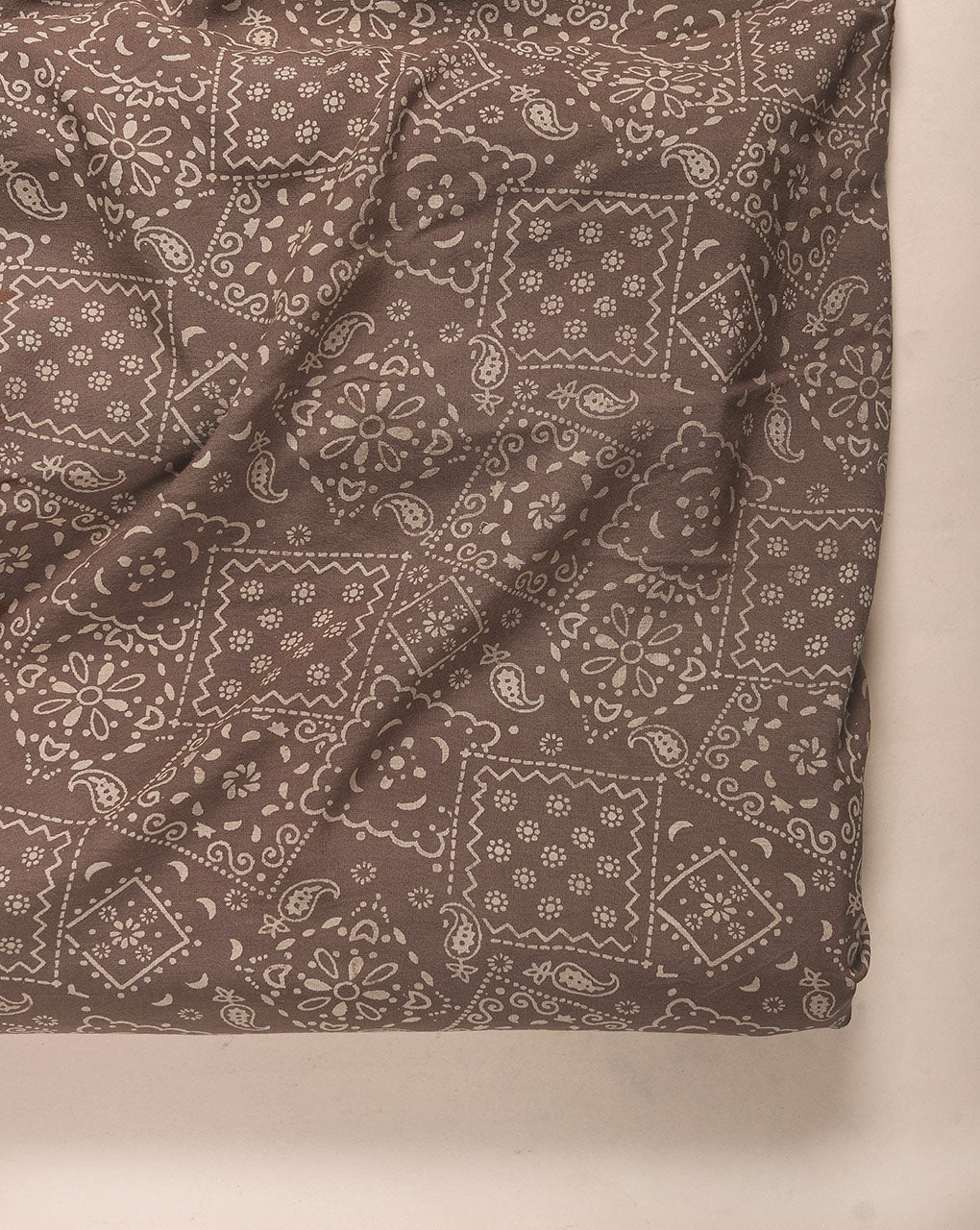 Kashish Hand Block Rayon Fabric ( Width 40 Inch )