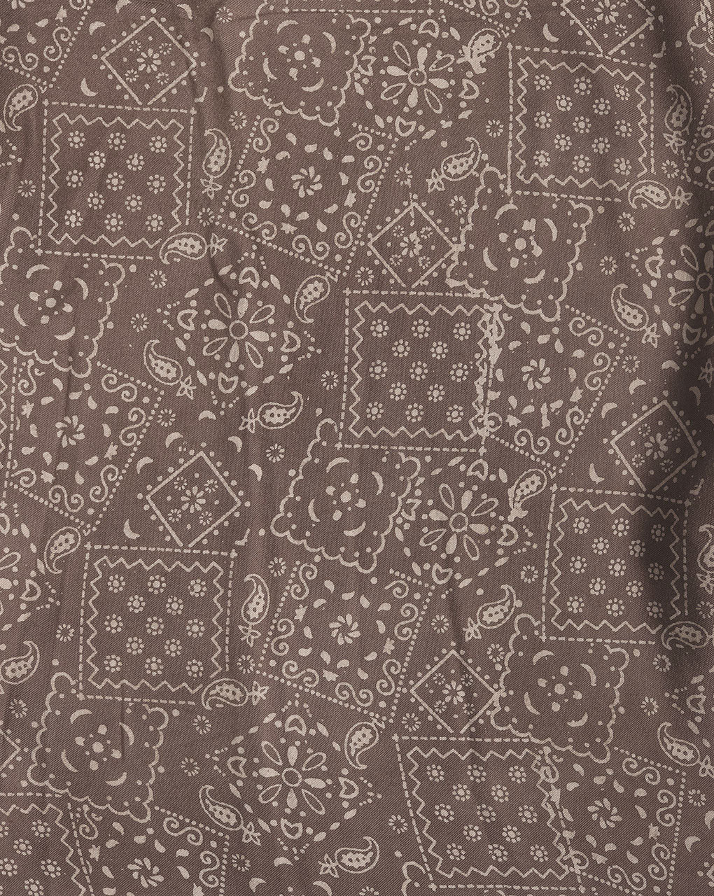 Kashish Hand Block Twill Rayon Fabric ( Width 40 Inch )