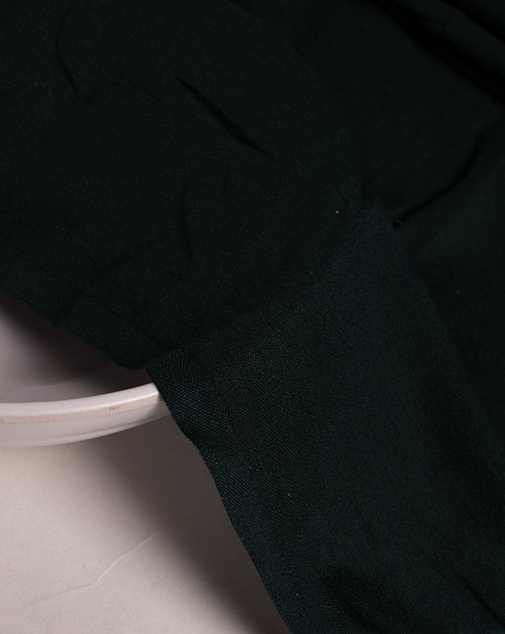 Green Plain Rayon Crepe Fabric
