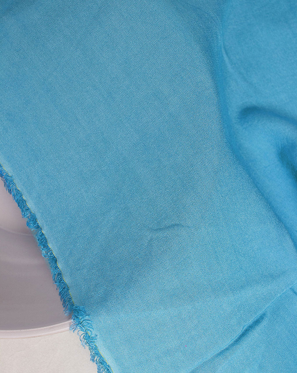 Turquoise Plain Rayon Fabric ( Width 40" )