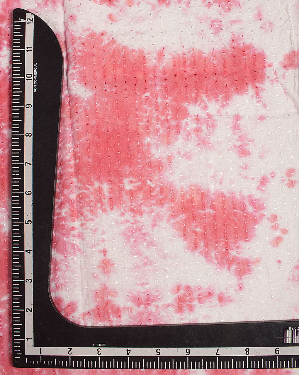 ( Pre Cut 1.5 MTR ) Tie & Dye Dobby Rayon Fabric