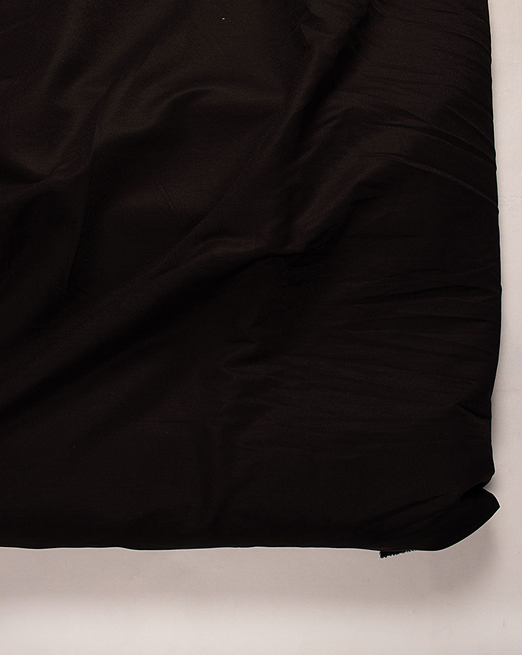 Black Viscose Lycra Satin Fabric