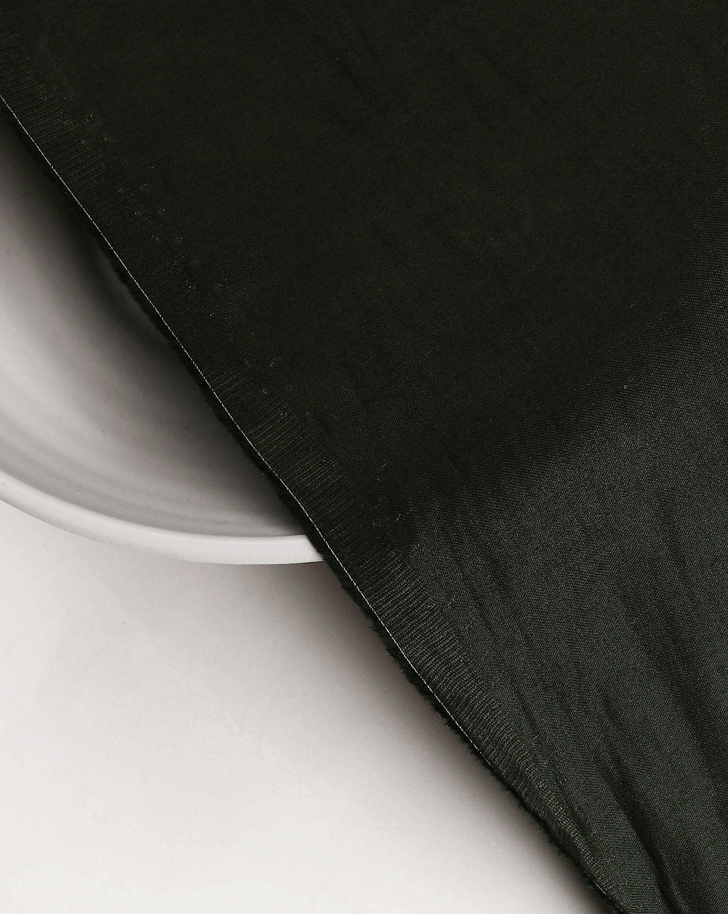 Dark Green Plain Satin Cotton Fabric 58"