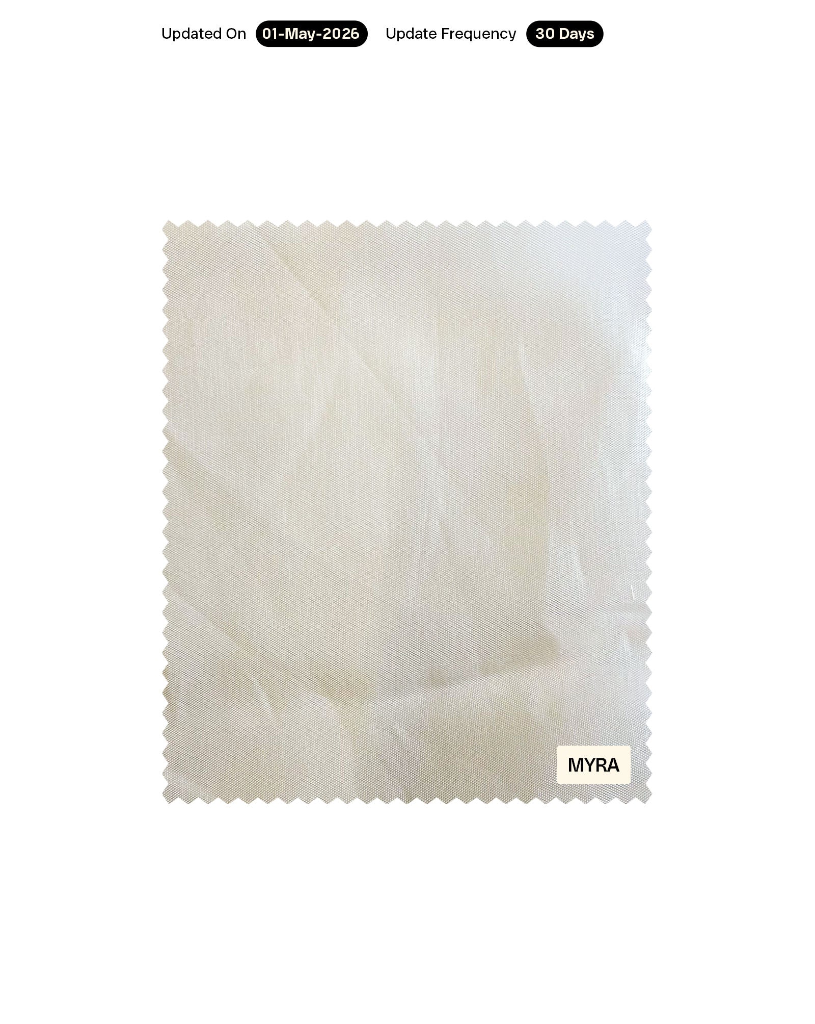 (60D X 150D) Viscose Organza Fabric 45"- 7.8Kg