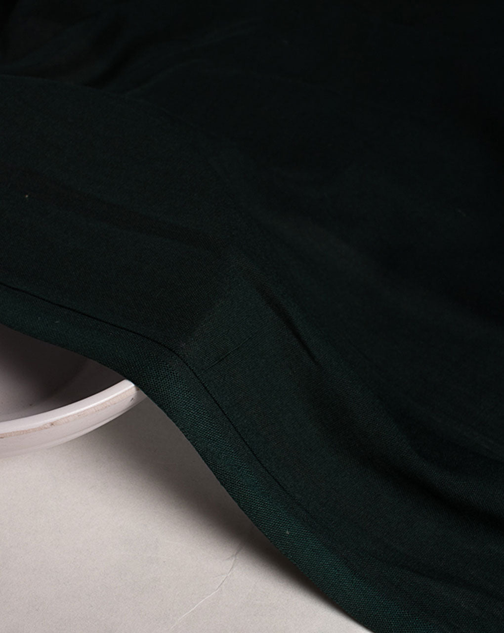 Green Plain Viscose Crepe Fabric