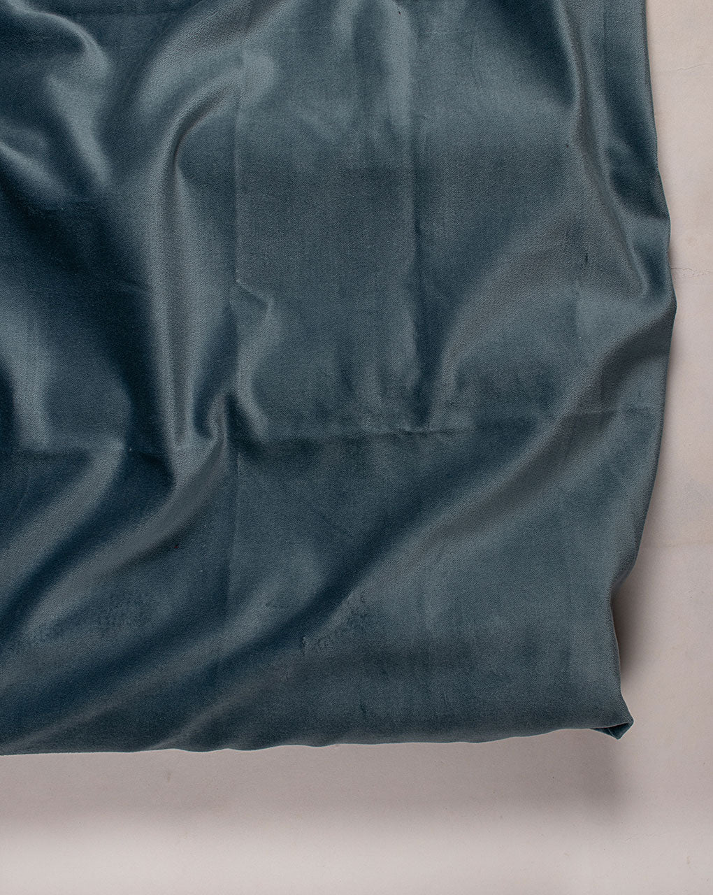 Grey Plain Cotton Velvet Fabric ( Width 46 Inch )