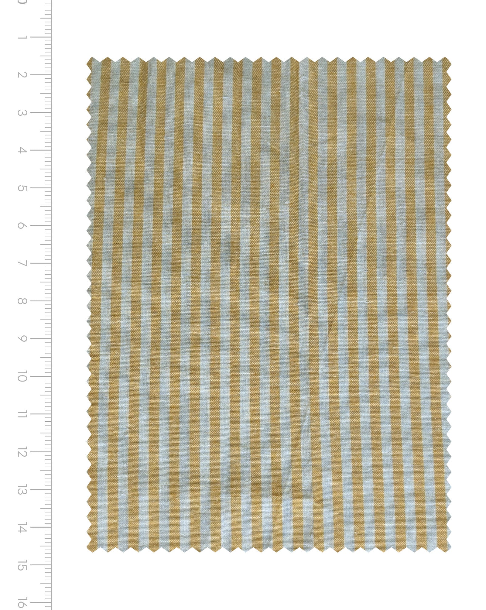 Yellow Stripes Blended Cotton Yarn Dyed Fabric 60"