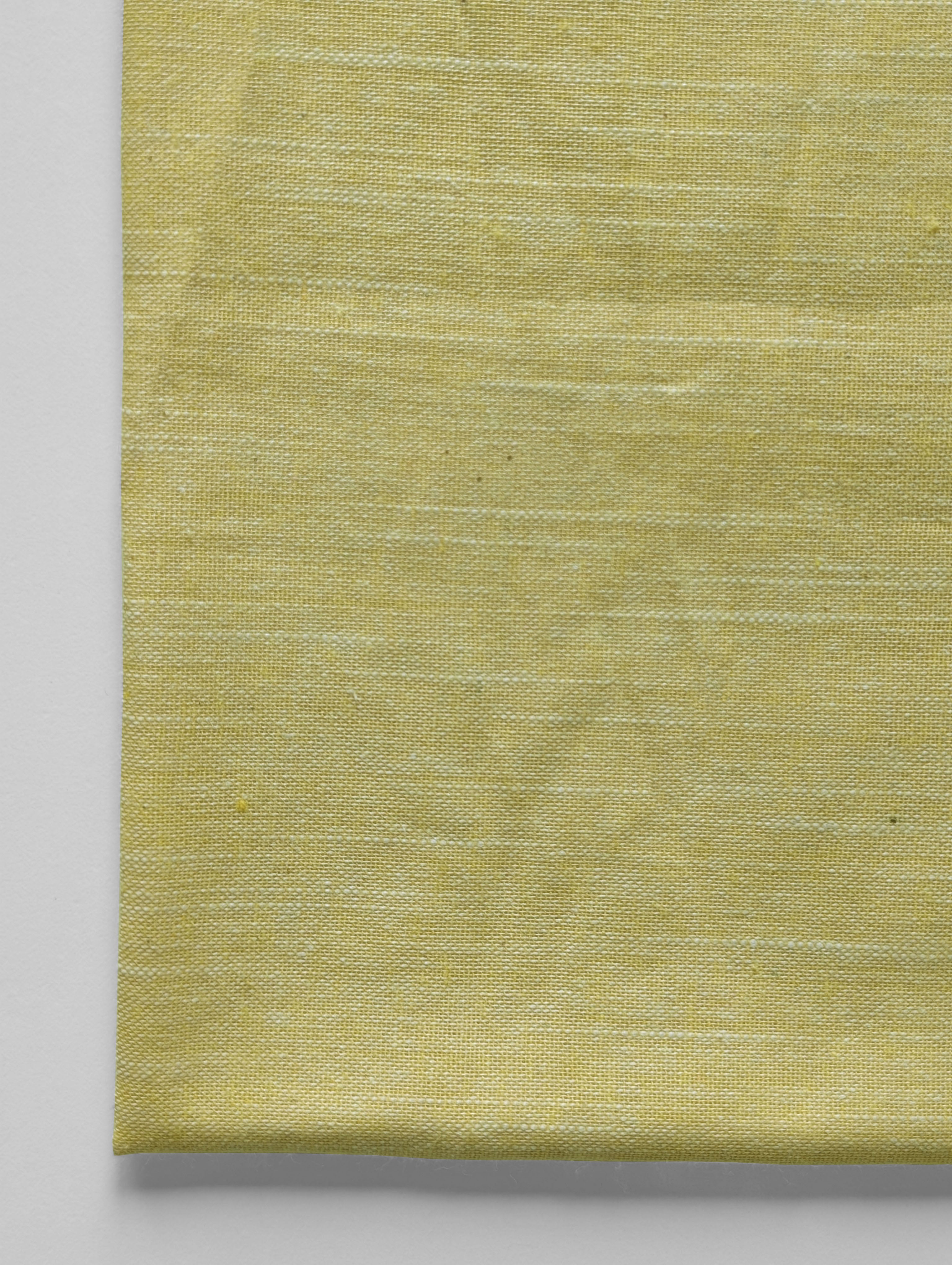 Yellow Chambray Slub Blended Cotton Yarn Dyed Fabric 46"