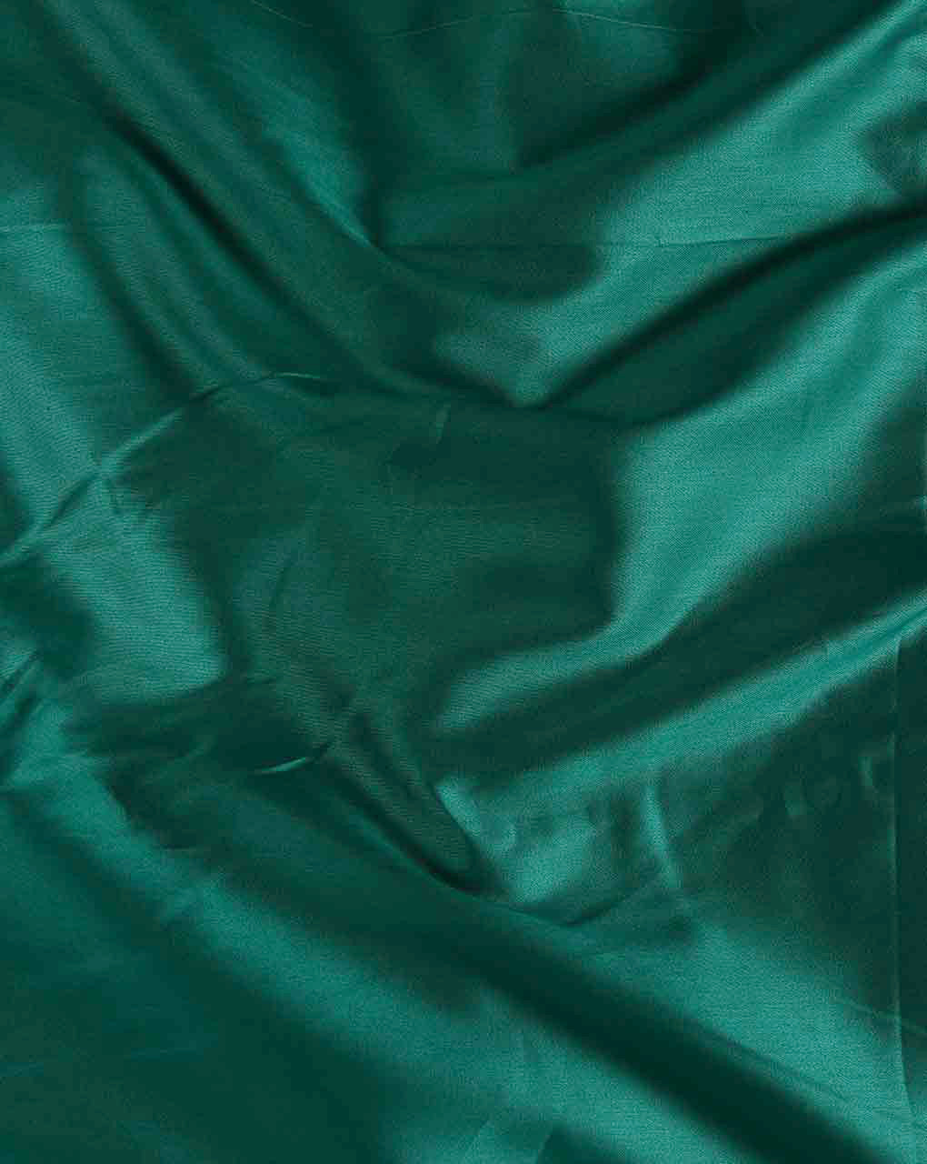 Teal Cotton Jam Satin Fabric 42" - 10 kg