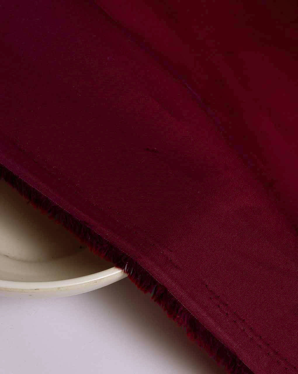 Maroon 40s Cotton Oxford Fabric 58"