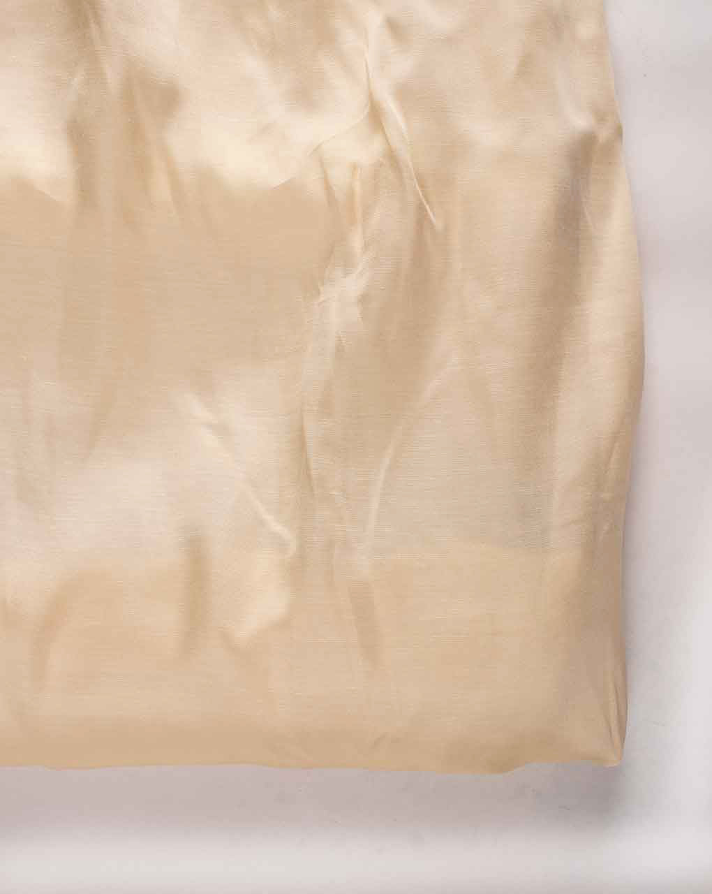 Creme Viscose Linen Satin Mill Dyed Fabric 58" - 18.5 kg