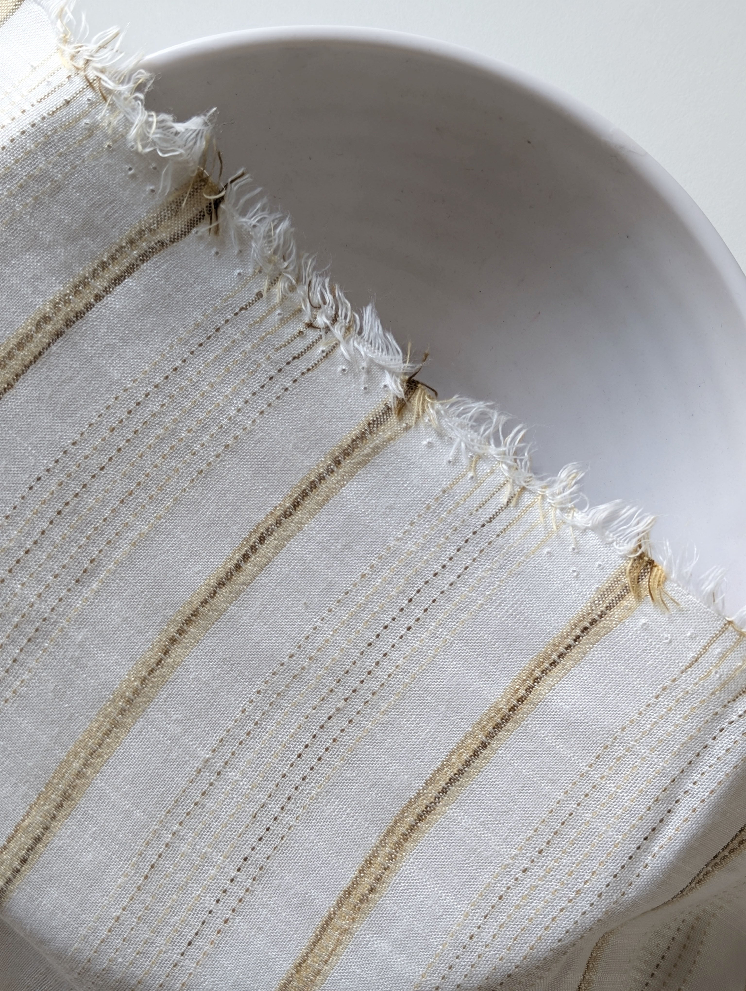Yellow Stripes Blended Viscose Yarn Dyed Fabric 60"