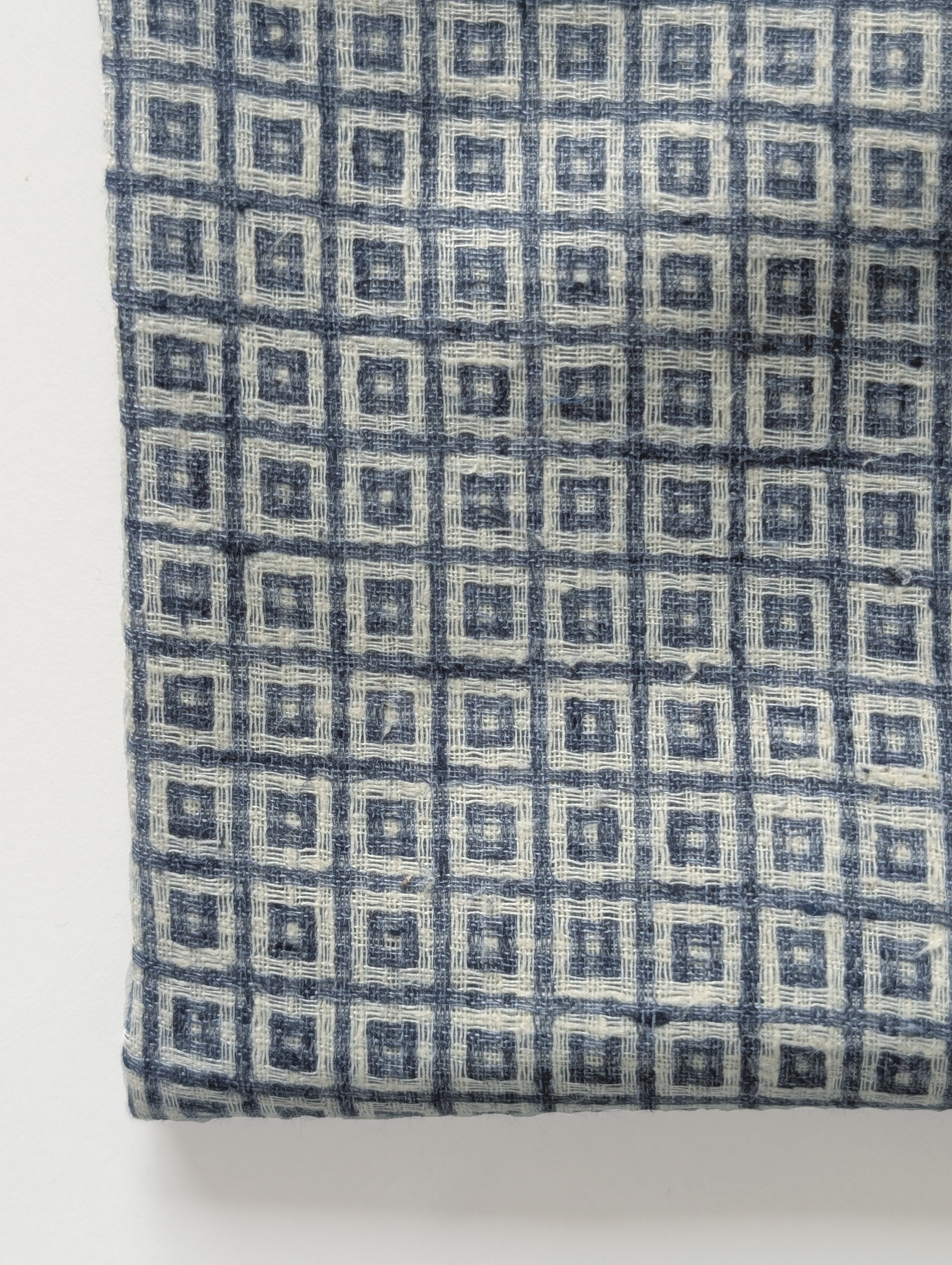 Loom Textured Blended Cotton Yarn Dyed Fabric 58"
