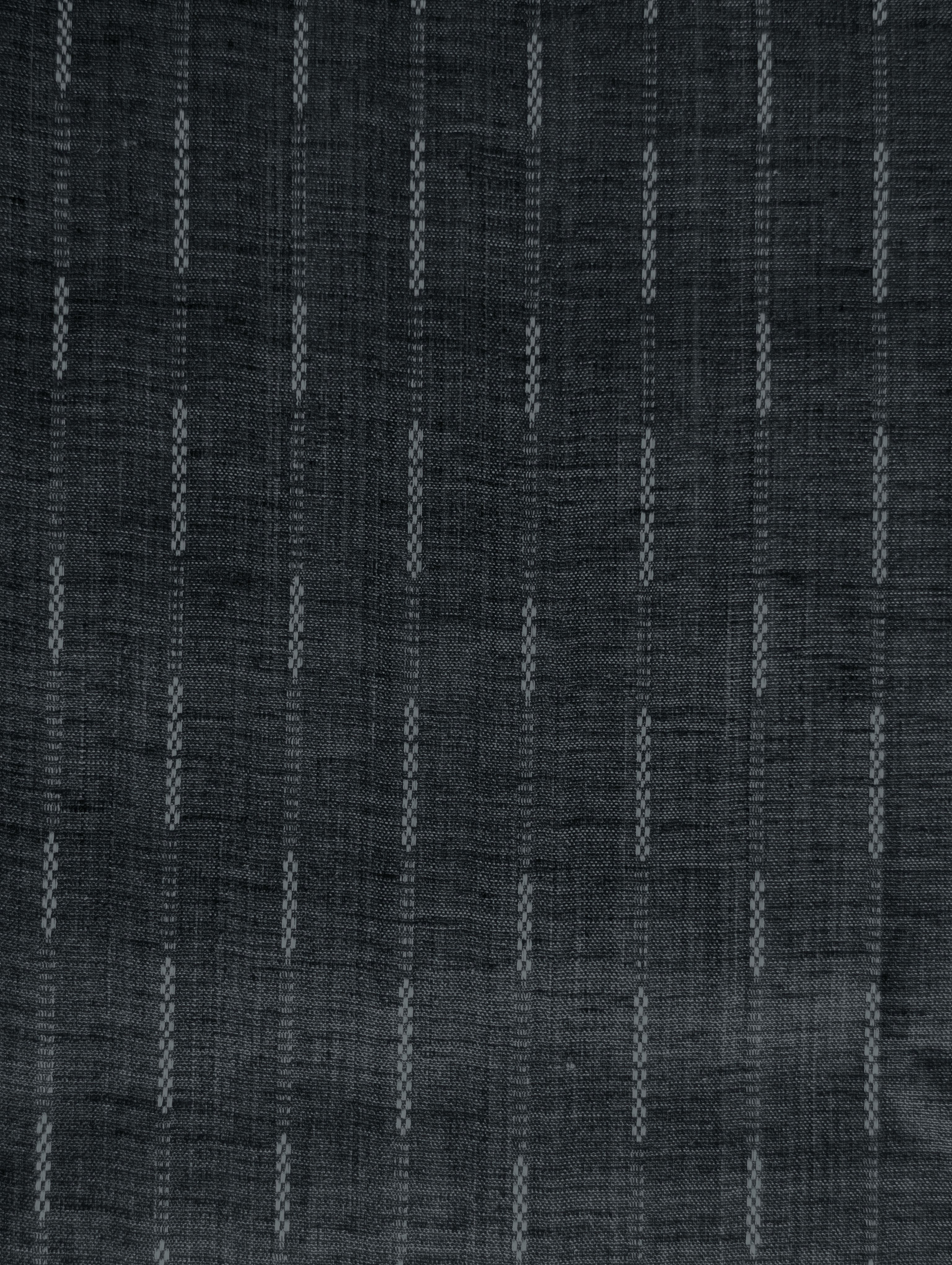 Grey Stripes Blended Cotton Jacquard Yarn Dyed Fabric