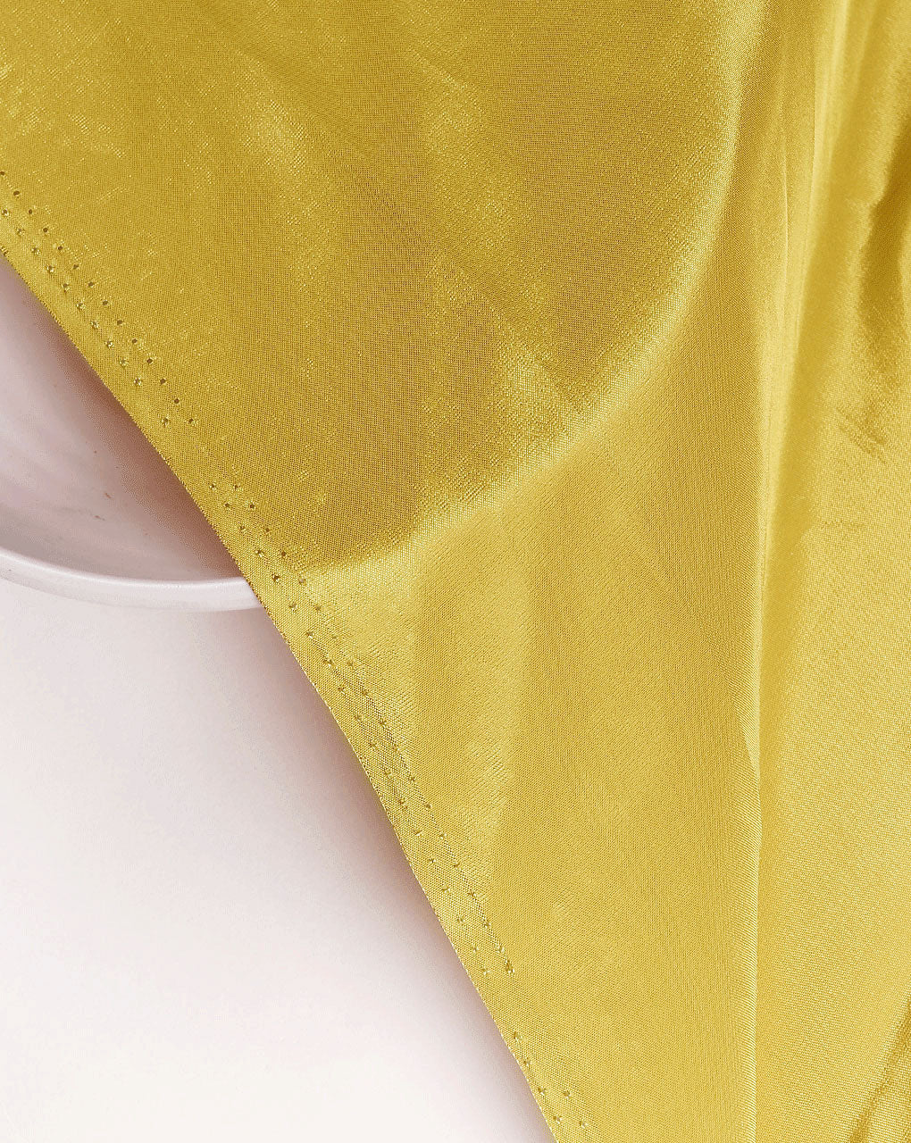 Yellow Plain Viscose Natural Crepe Mill Dyed Fabric 44" - 8 kg