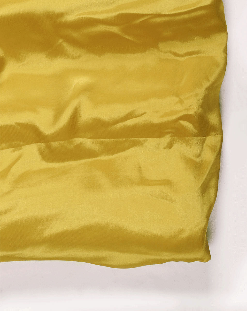 Yellow Plain Viscose Natural Crepe Mill Dyed Fabric 44" - 8 kg