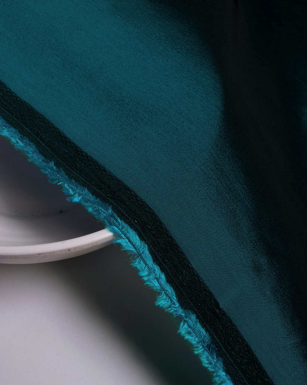 Dark Teal Poly Viscose Plain Fabric 58" - 16.5 kg