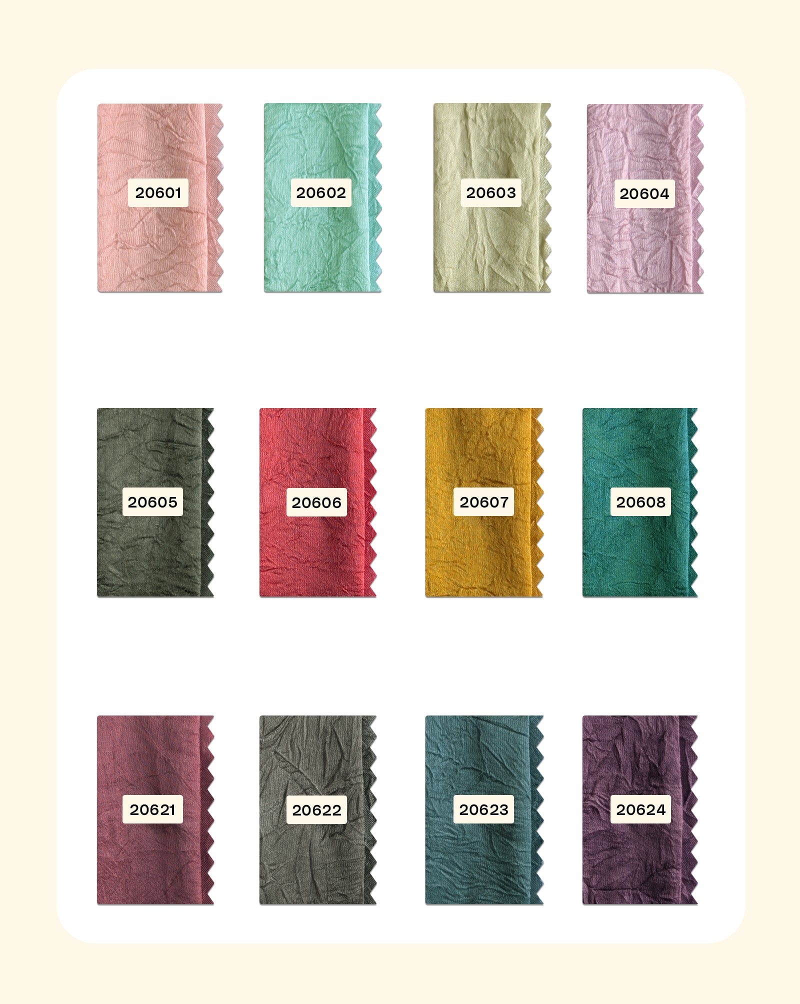 Poly Crushed Fabric - 9.5 kg