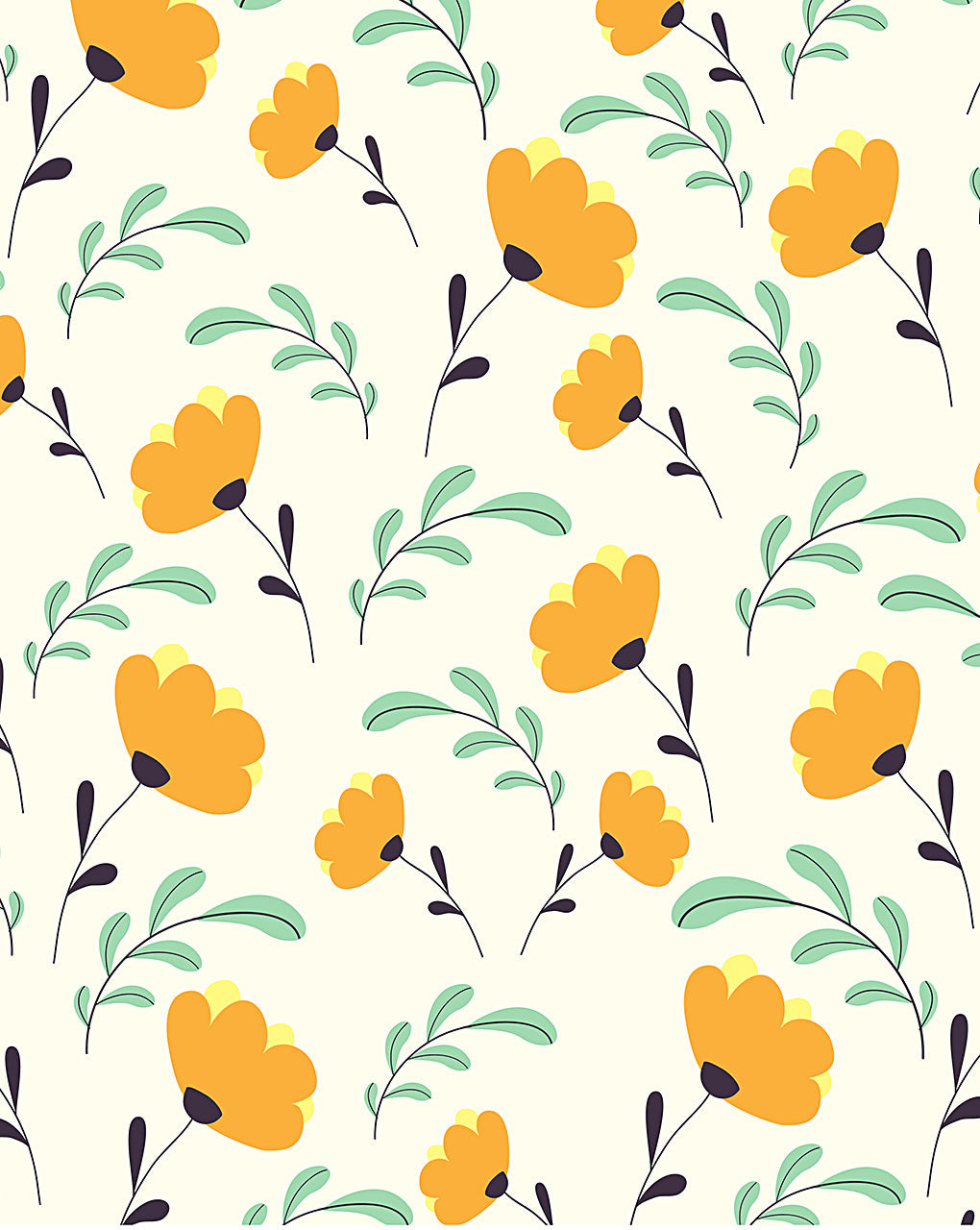 Floral Digital Print