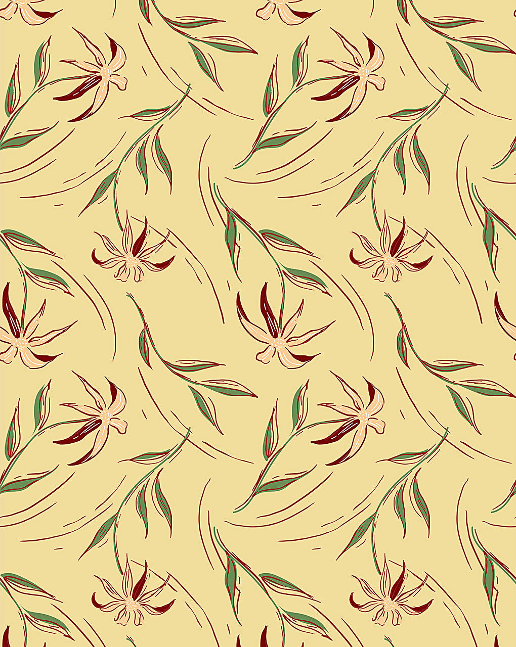 Floral Digital Print