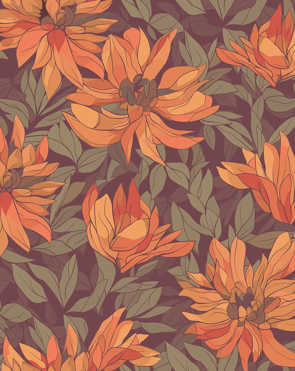 Floral Digital Print