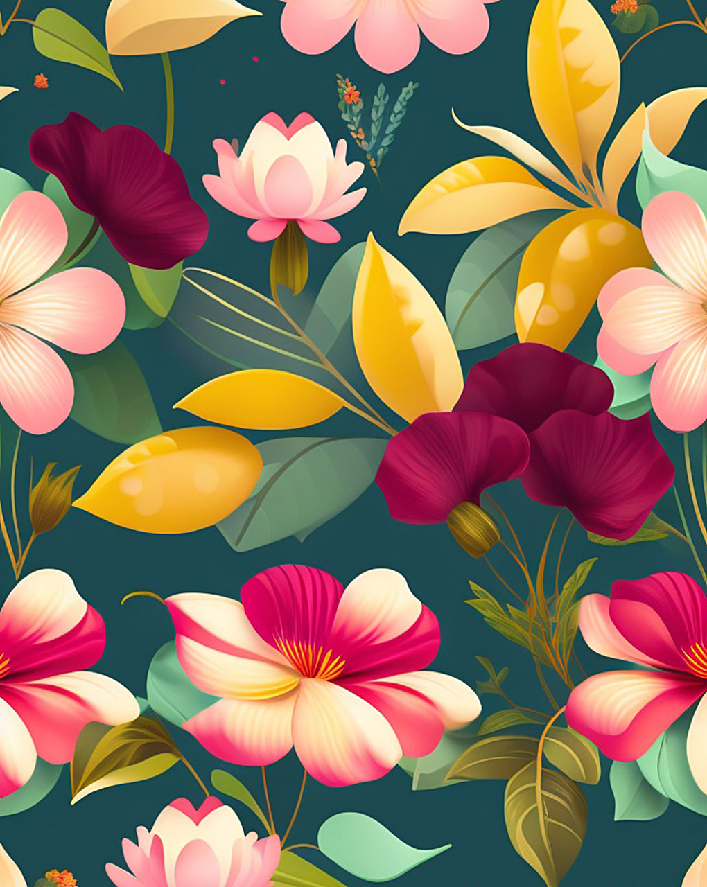 Floral Digital Print