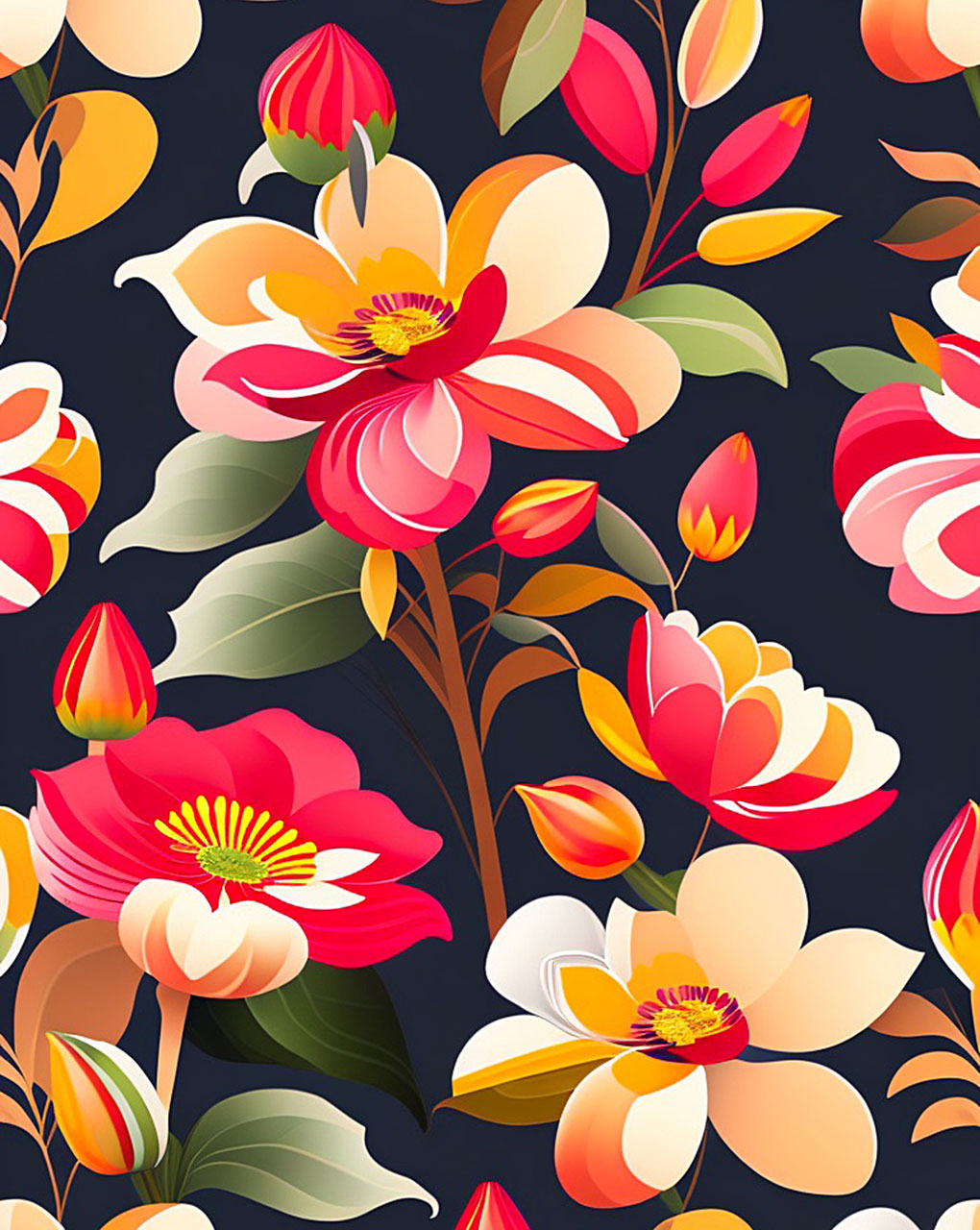 Floral Digital Print