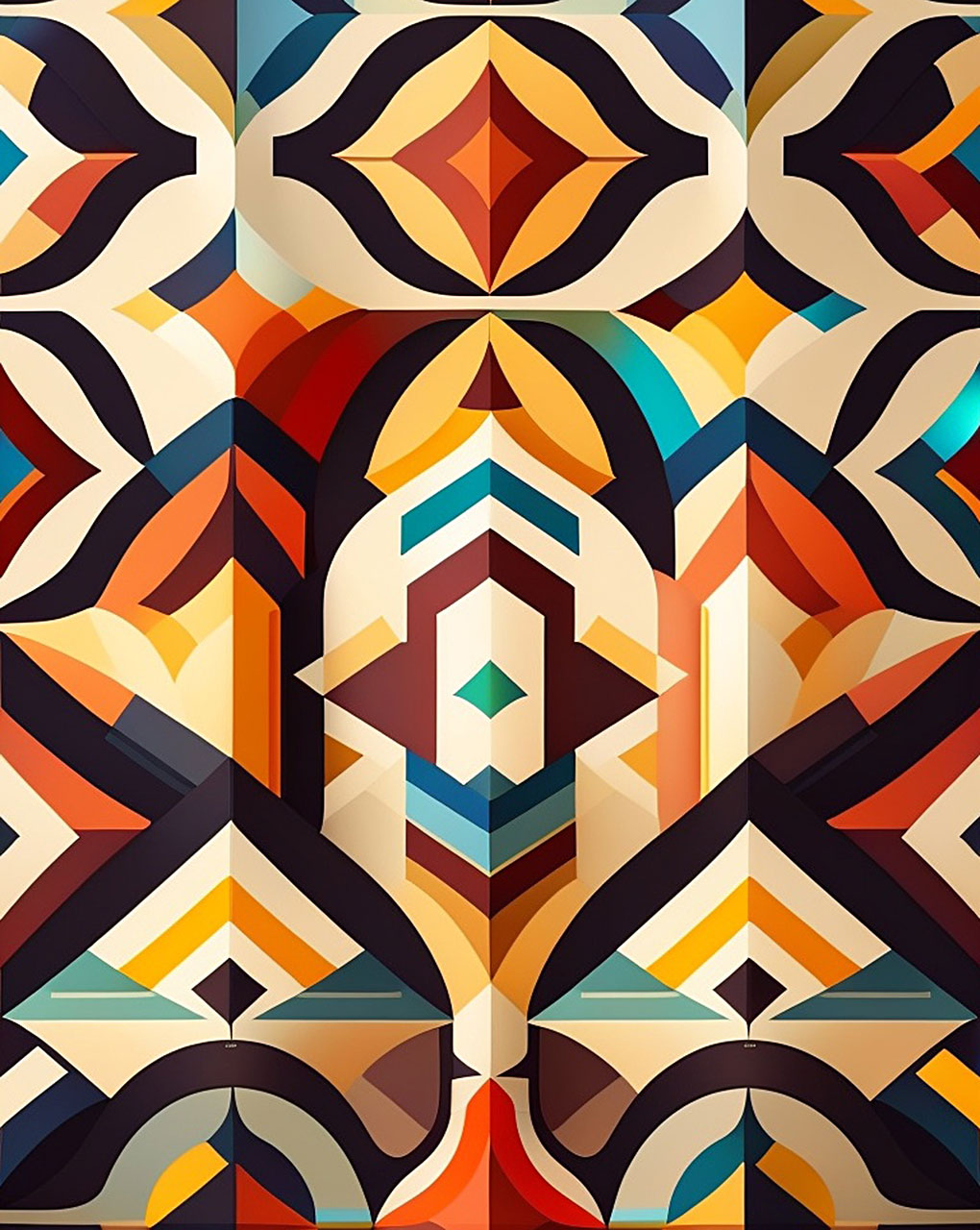 Geometric Digital Print