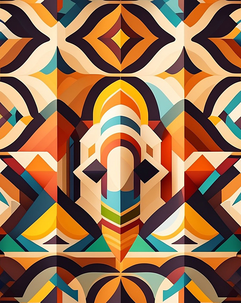 Geometric Digital Print