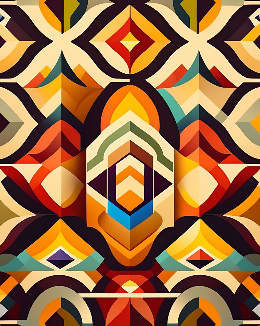 Geometric Digital Print