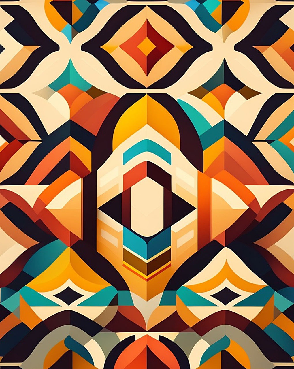 Geometric Digital Print