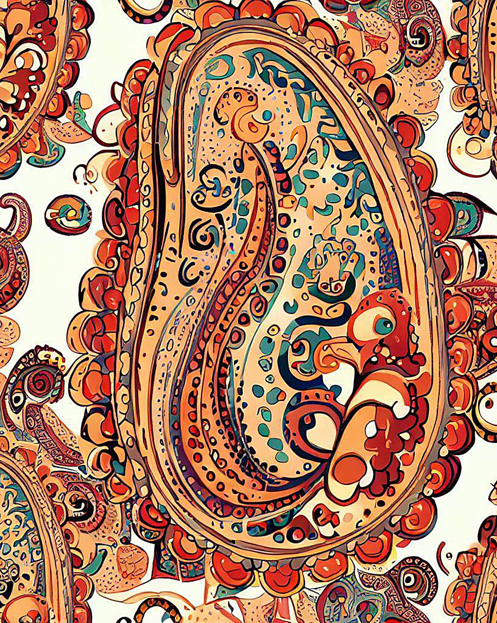 Paisley Digital Print