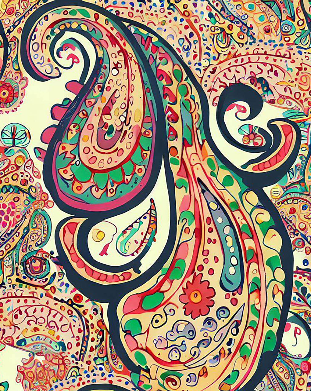 Paisley Digital Print