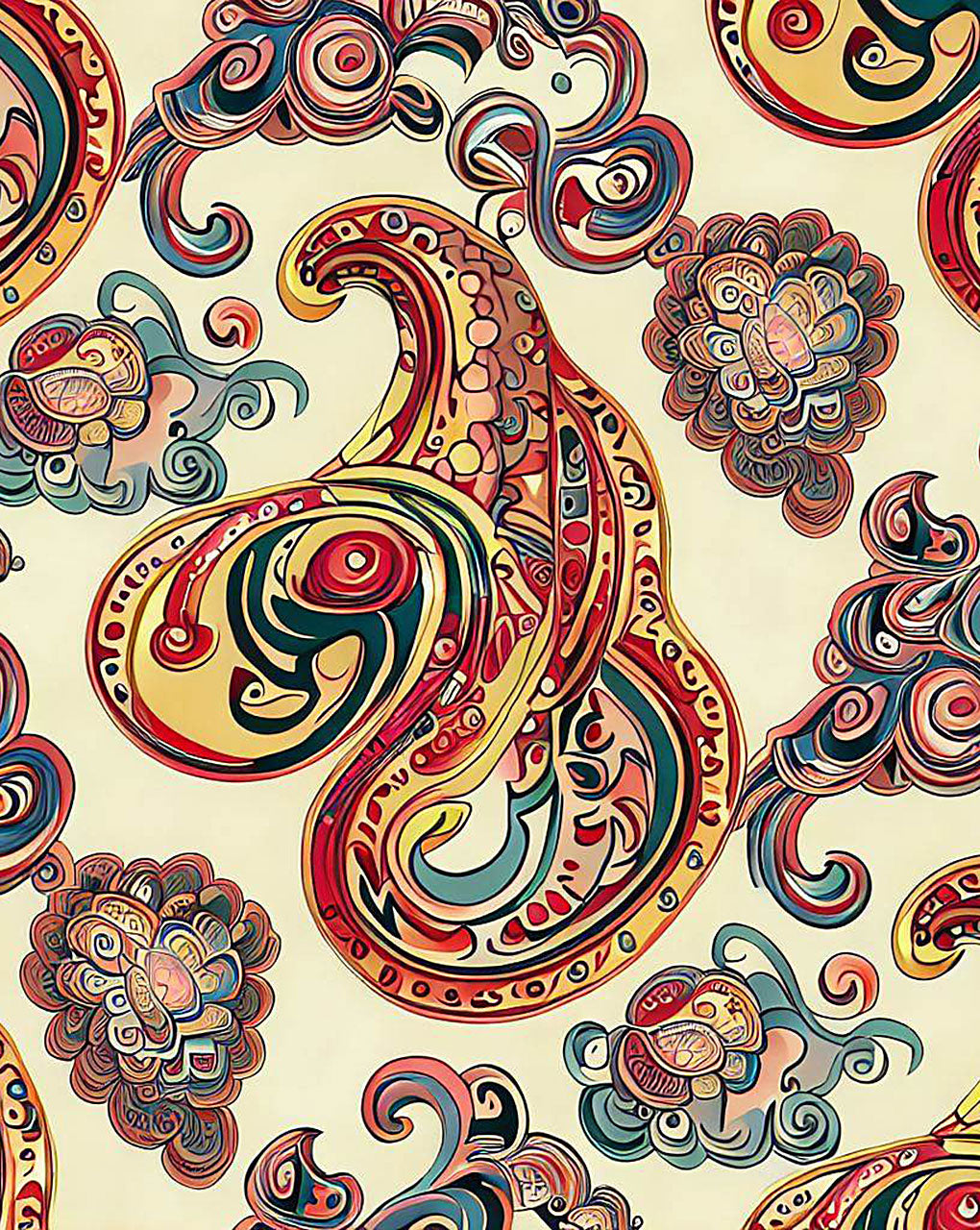 Paisley Digital Print