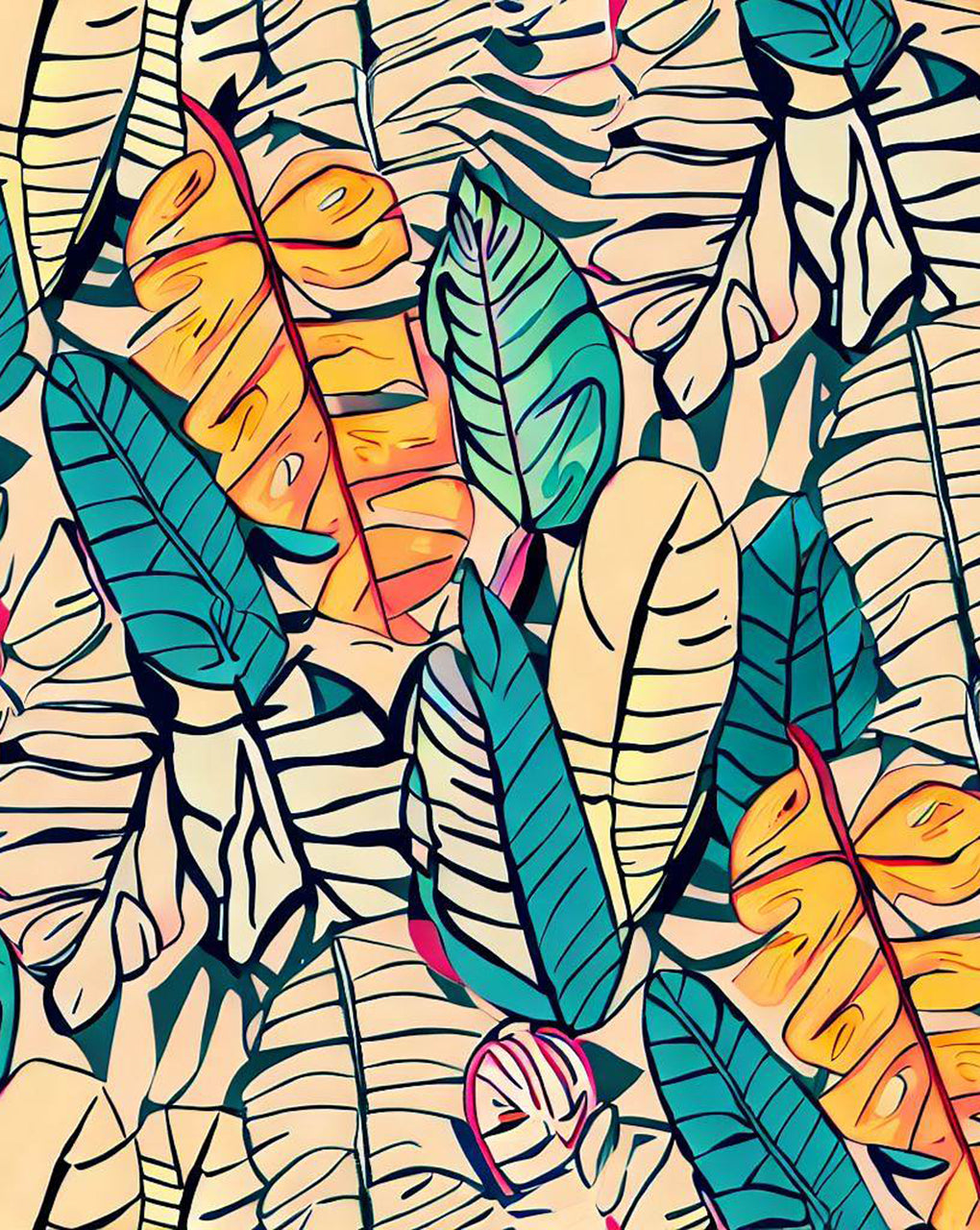 Leaf Digital Print