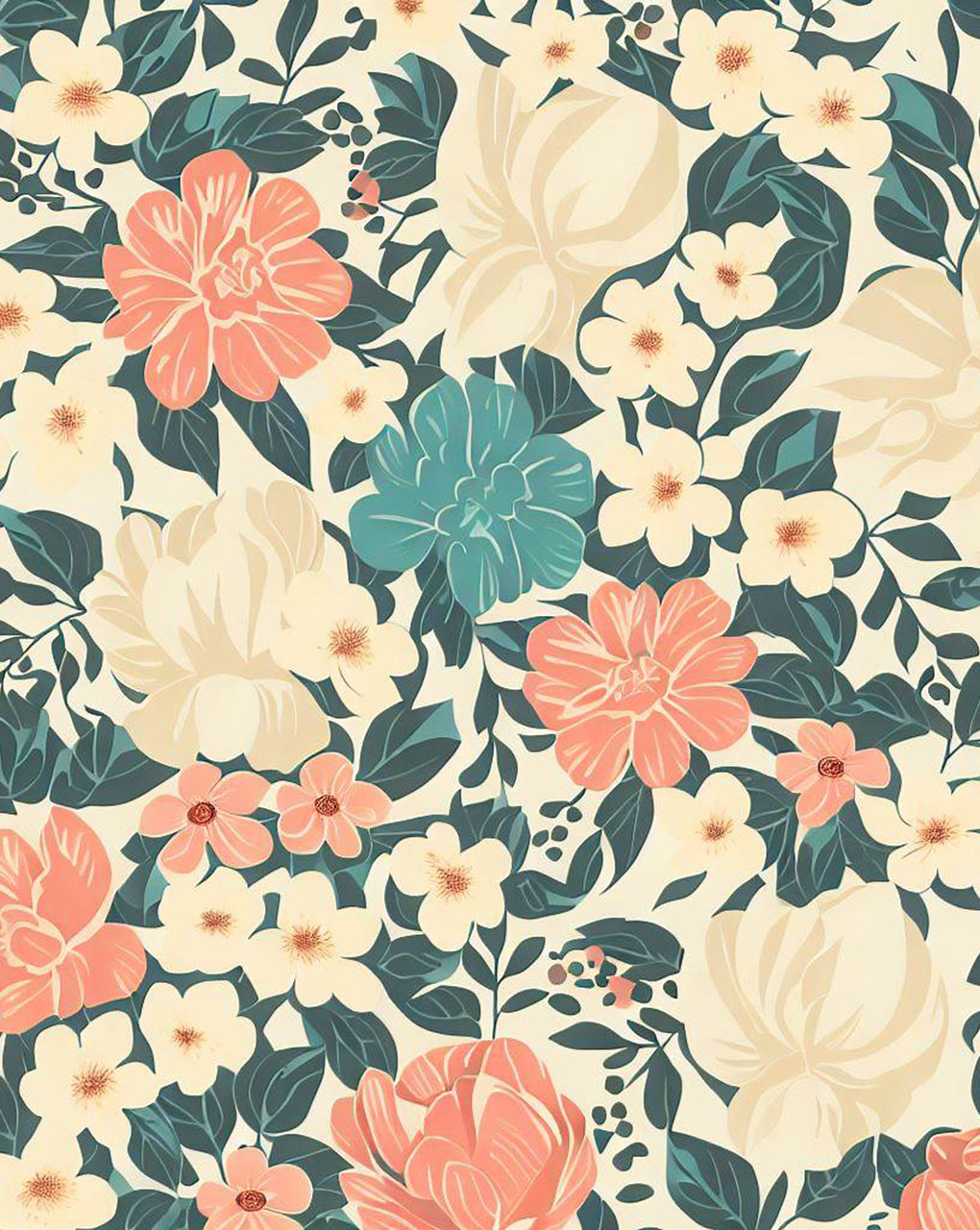 Floral Digital Print