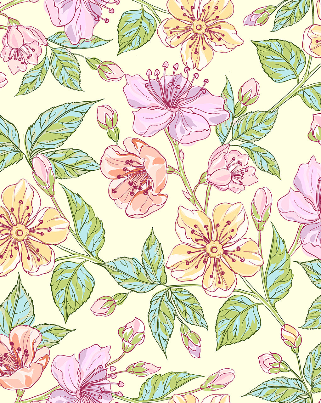 Floral Digital Print