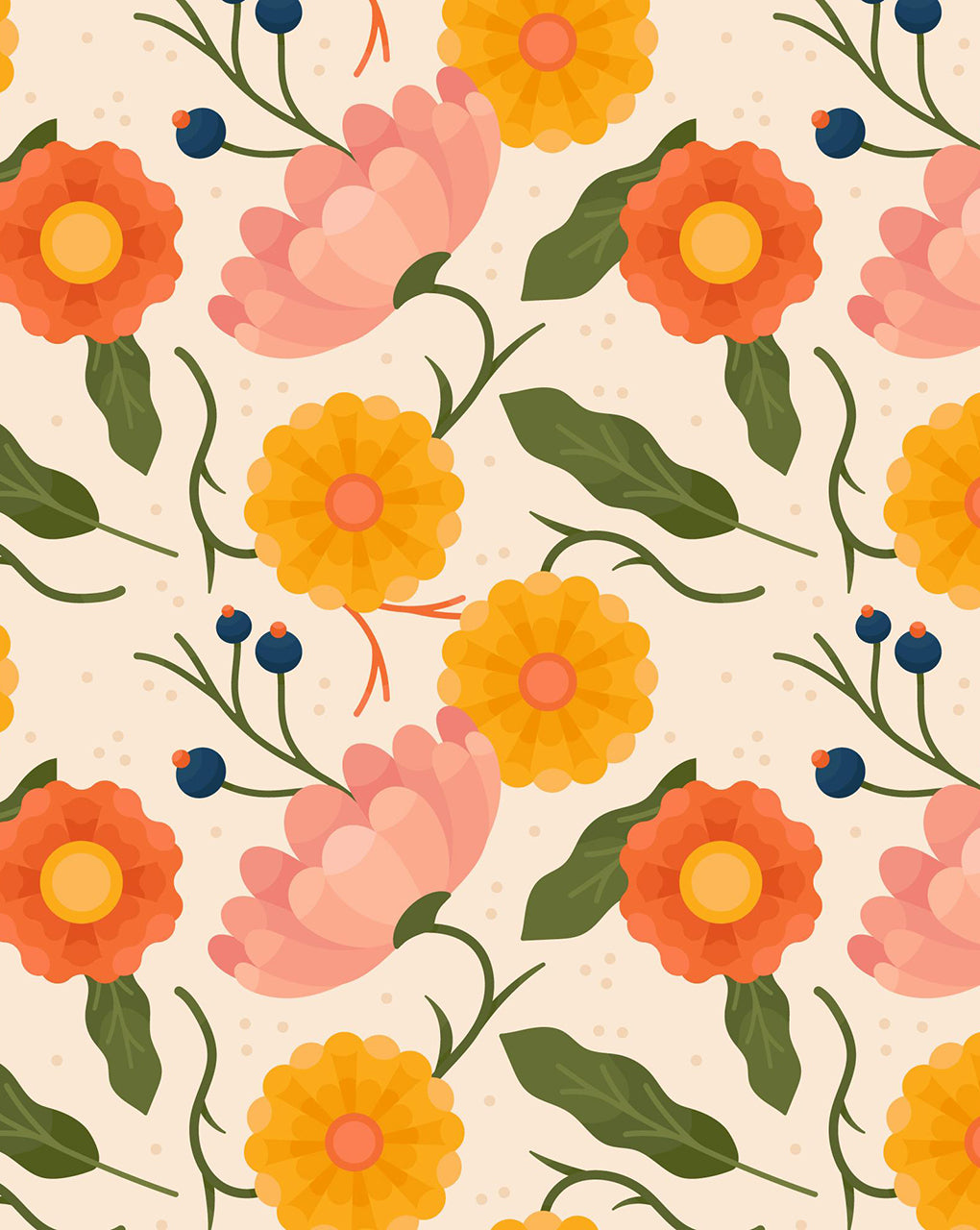 Floral Digital Print