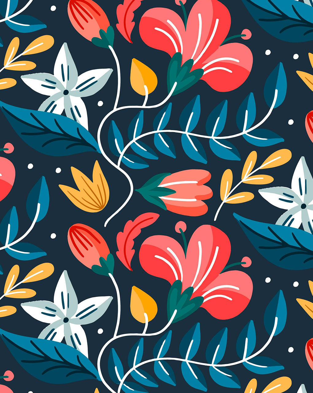 Floral Digital Print