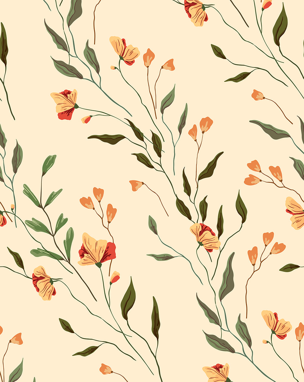 Floral Digital Print