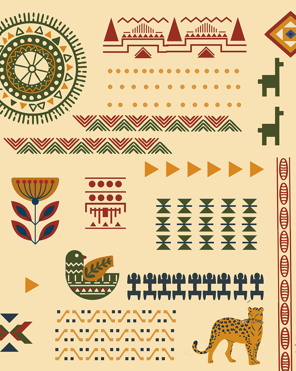 Tribal/Creature Digital Print