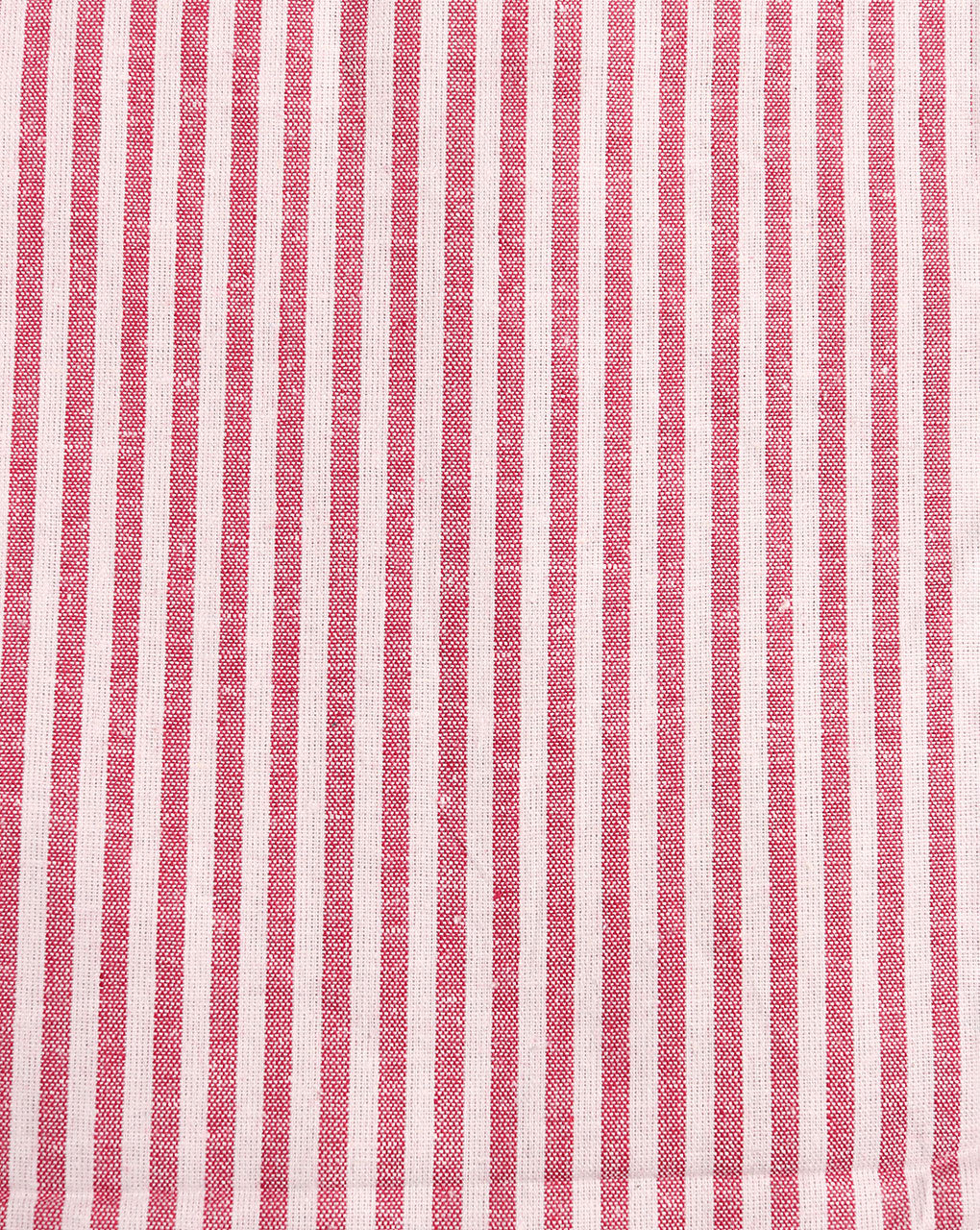 Red Stripes Cotton Fabric