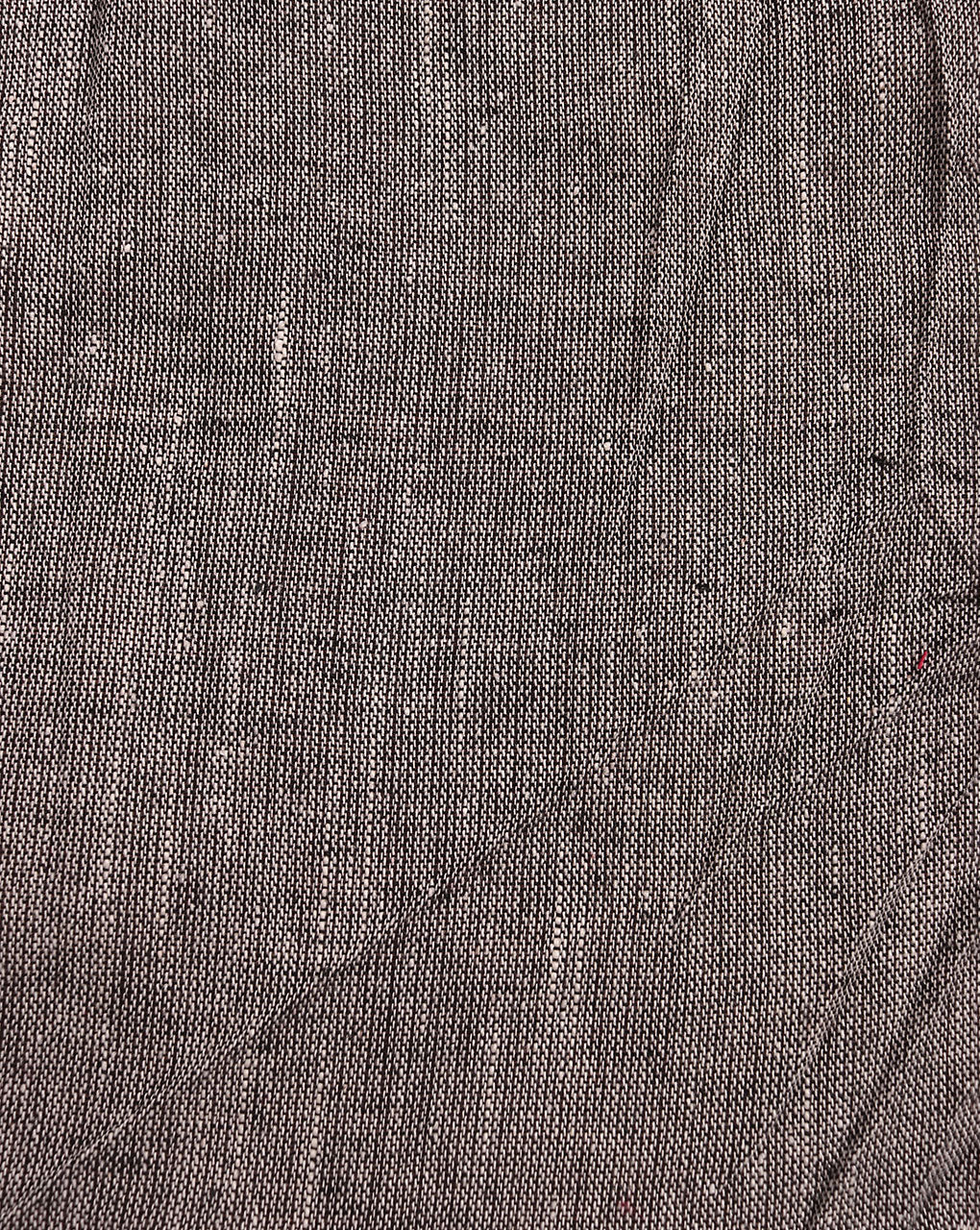 Charcoal Grey Chambray Slub Cotton Fabric