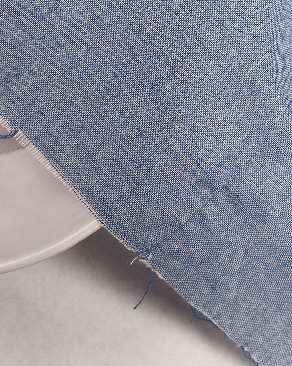 Blue Chambray Cotton Fabric