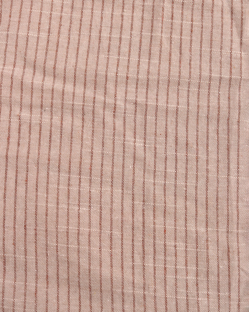 Beige Stripes Cotton Fabric ( Width 58" )