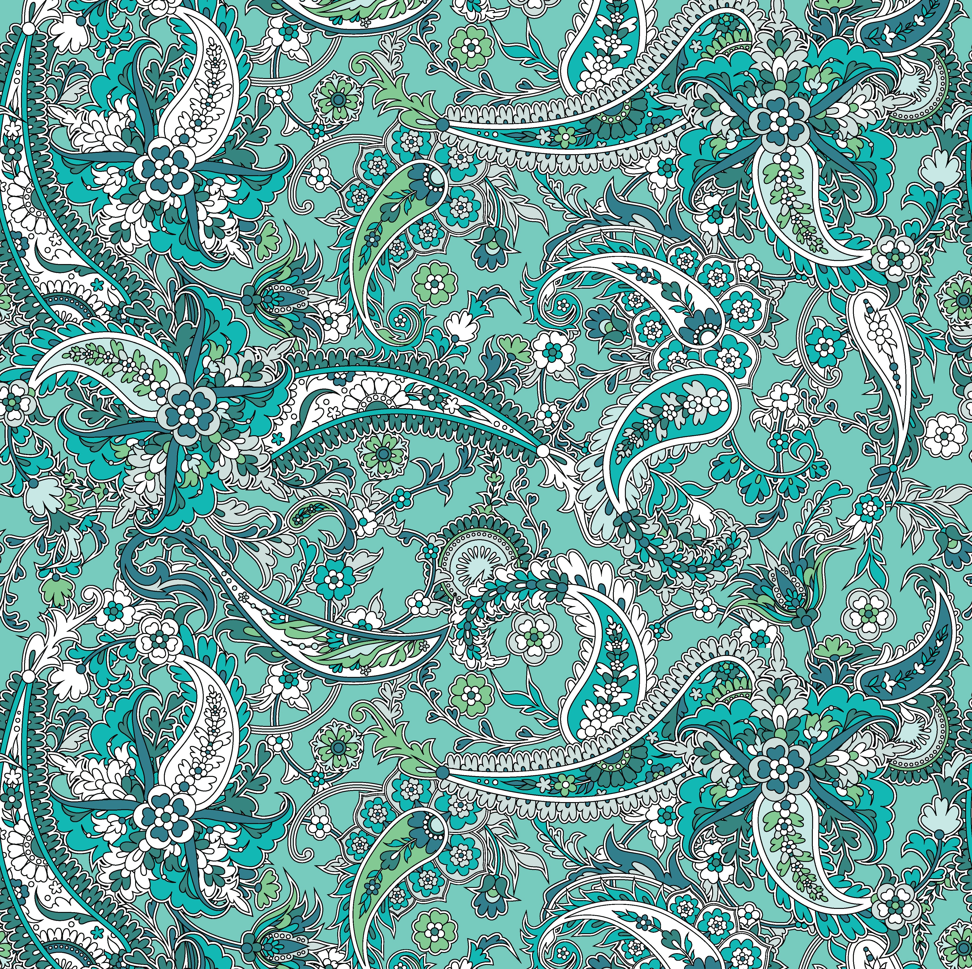 Paisley Digital Print