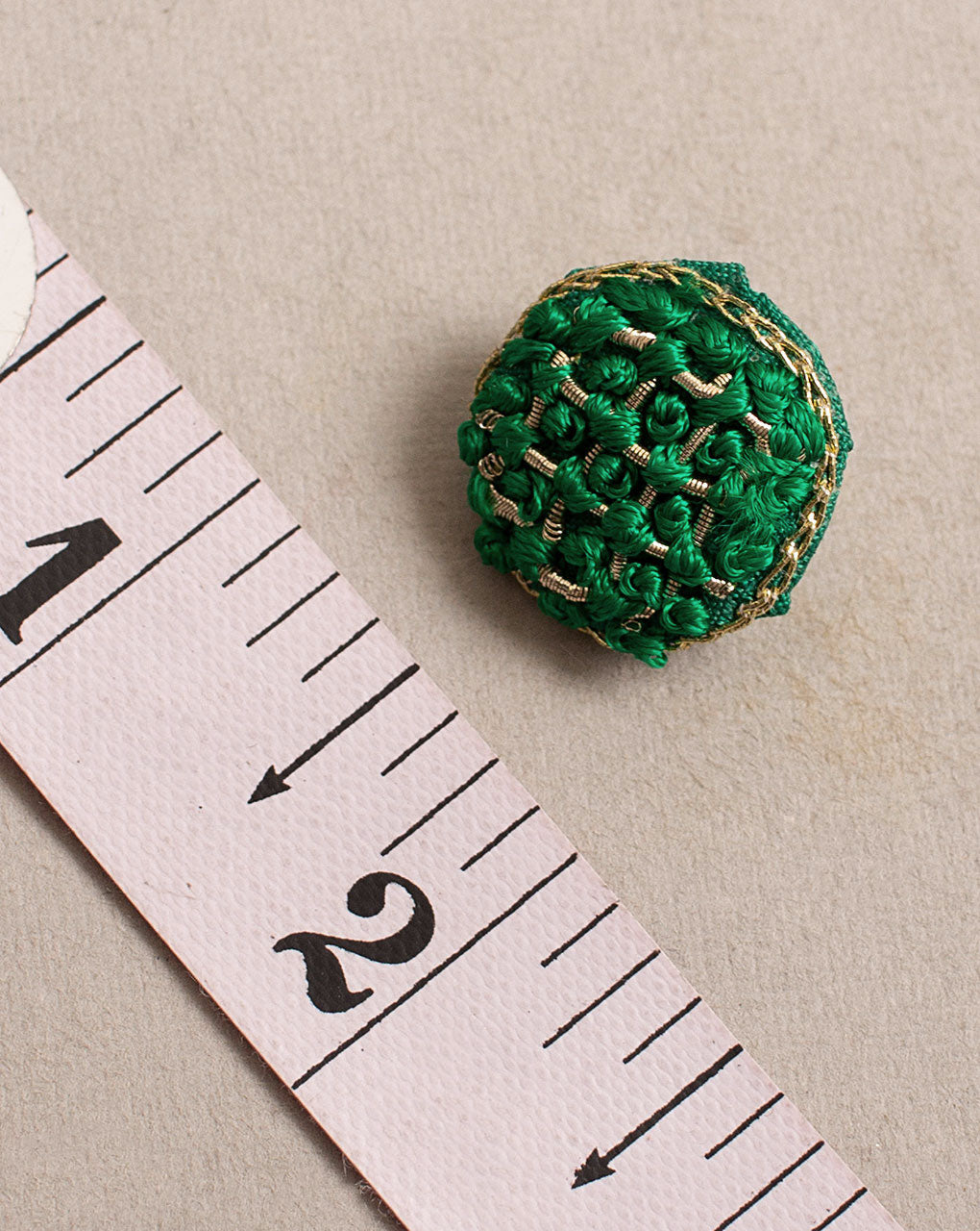 French Knot Hand Embroiderd Button ( Single Piece ) - Fabriclore.com